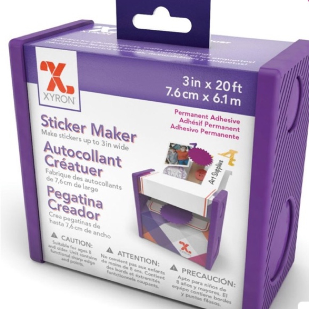 Xyron Purple Sticker Maker